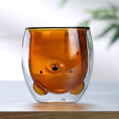 Cute Animal Glass Mug