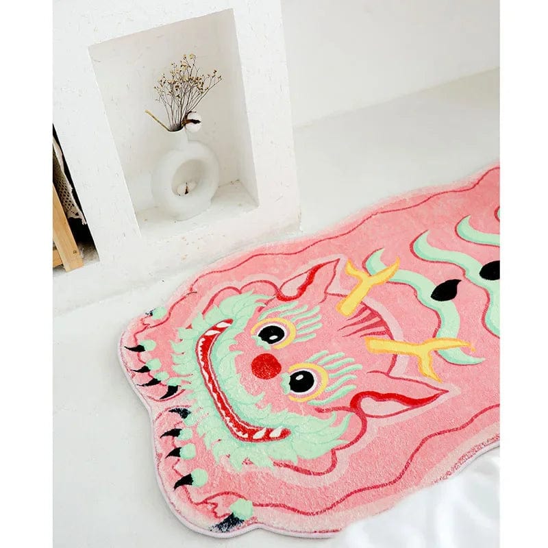 Adorable Kawaii Dragon Rug