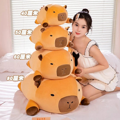 Chubby Capybara Plush Pillow