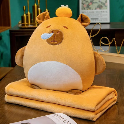 Cozy Capybara Snuggle Pillow