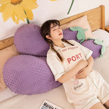 Eggplant Pal Plushie Pillow