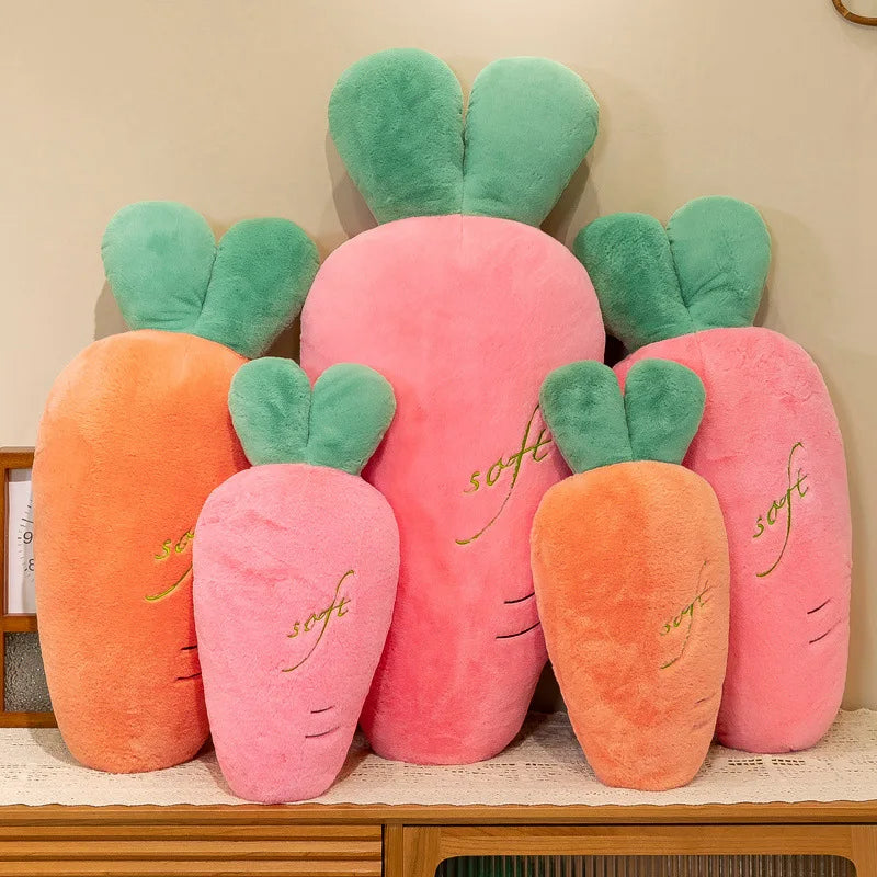 Carrot Cuddle Buddy Pillow