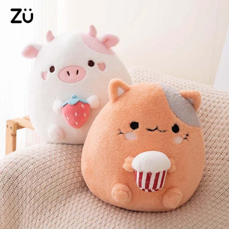 Munchie Moo & Snack Cat Plushies