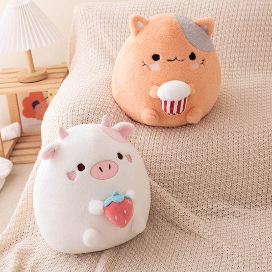 Munchie Moo & Snack Cat Plushies