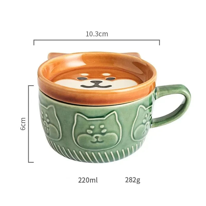 Cute Ceramic Animal Mugs