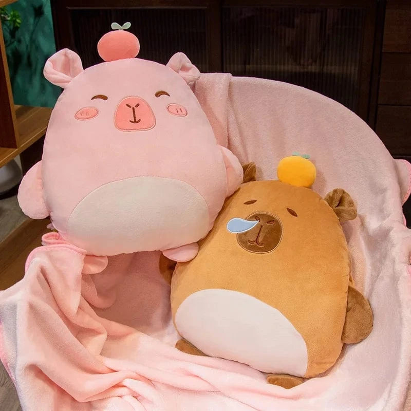 Cozy Capybara Snuggle Pillow