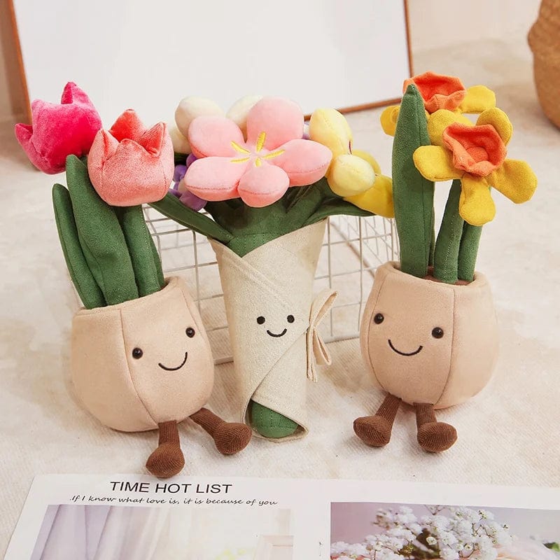 Bloom Buddy Plush Bouquet