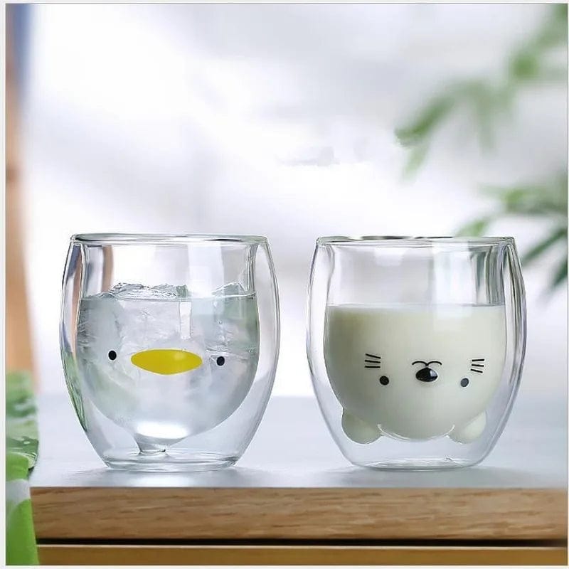 Cute Animal Glass Mug