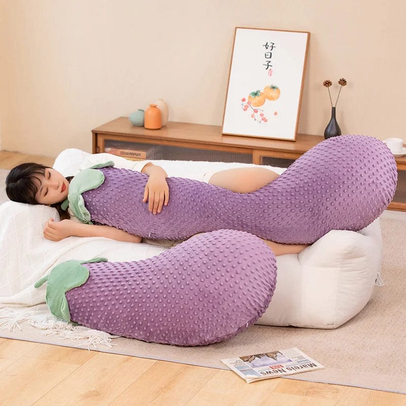 Eggplant Pal Plushie Pillow