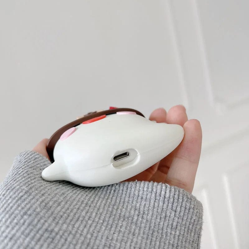Kawaii Ghost AirPods Case Cover