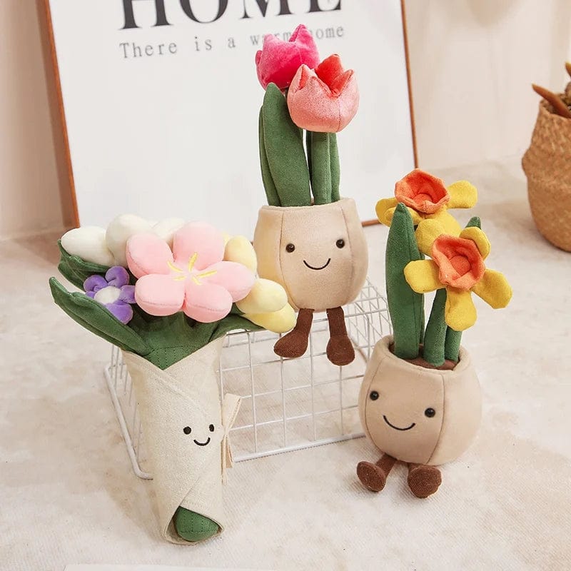 Bloom Buddy Plush Bouquet