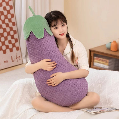 Eggplant Pal Plushie Pillow