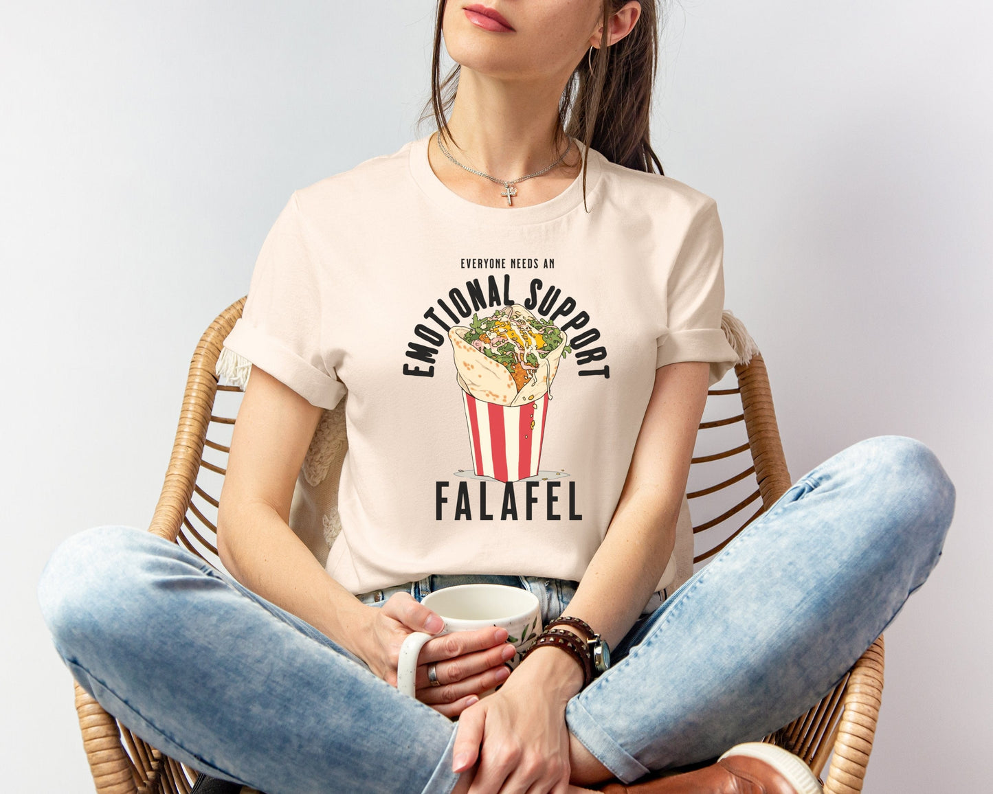 Emotional Support Falafel T-shirt