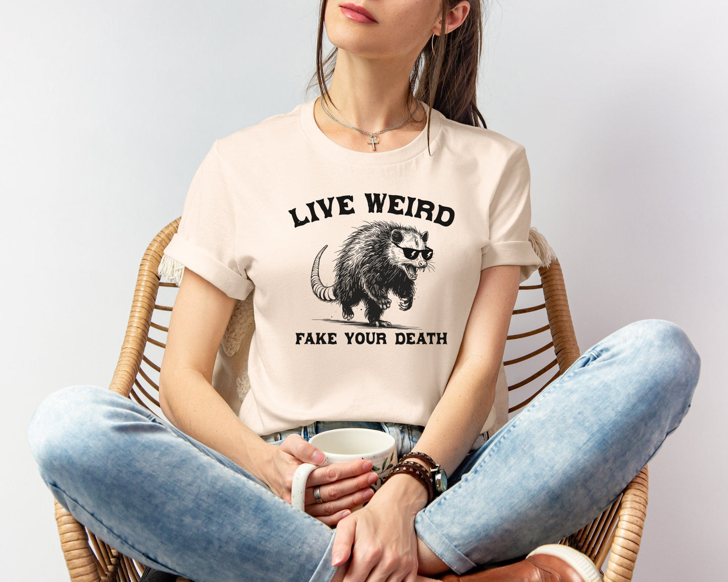 Live Weird Fake Your Death T-shirt