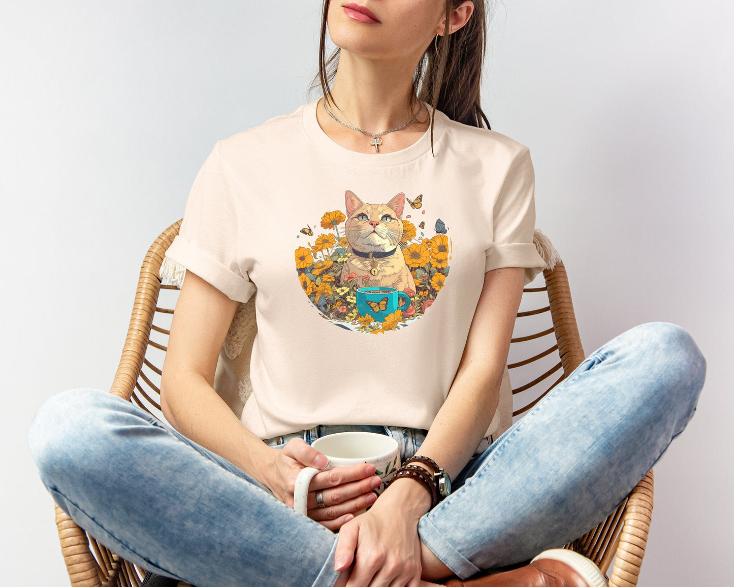 Latte Cat T-shirt