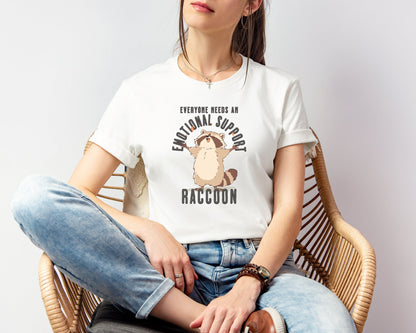 Emotional Support Raccoon T-shirt