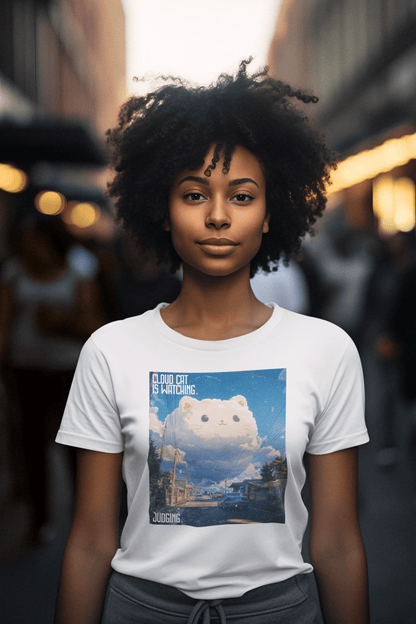 Cloud Cat Is Watching T-shirt