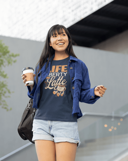 Life Liberty And Latte T-shirt